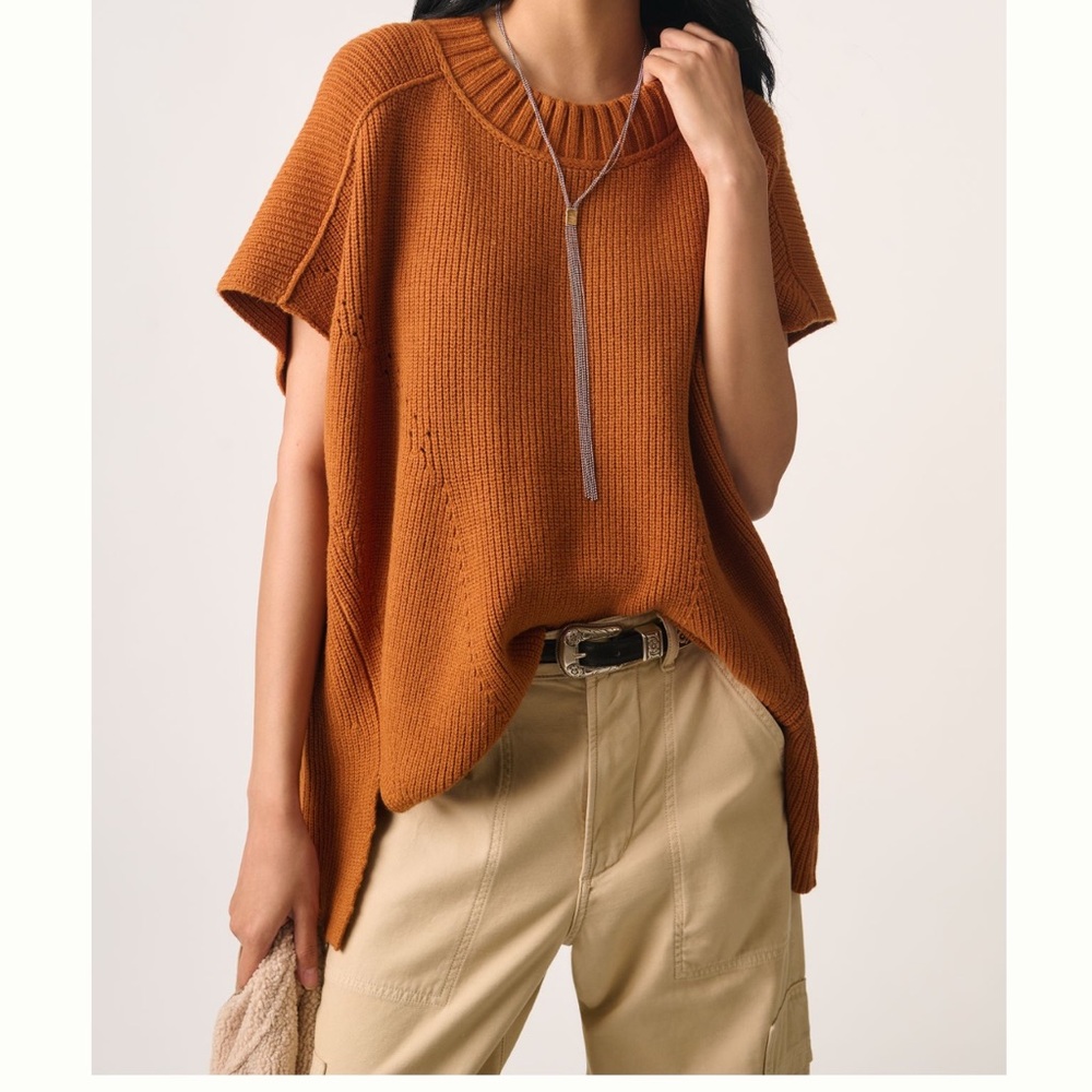 NWOT Anthropologie mock neck pull over sweater